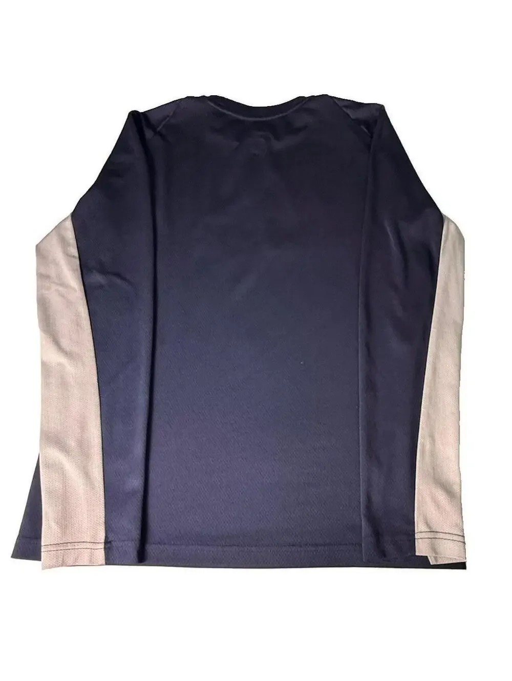 Nike Dri-FIT Long Sleeve Shirt UConn Huskies Men's Size M Gray Navy Blue